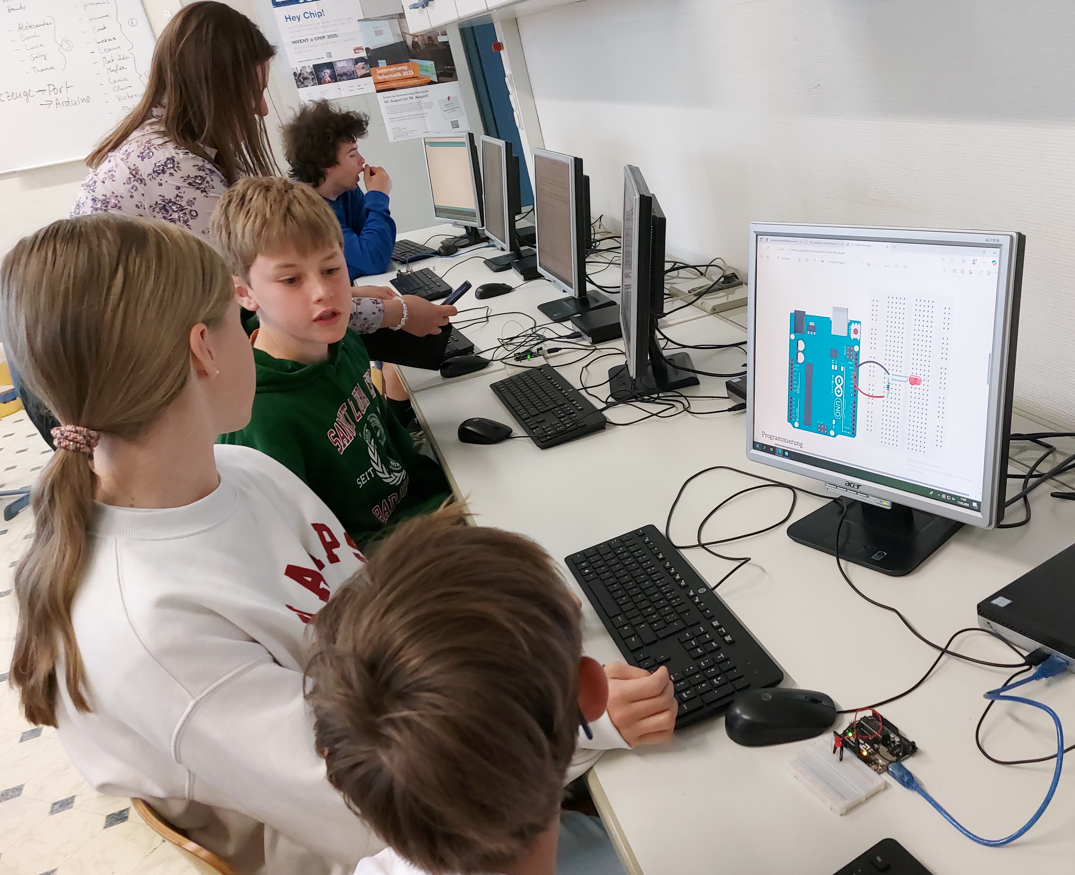 Konzentriert bei der Arbeit